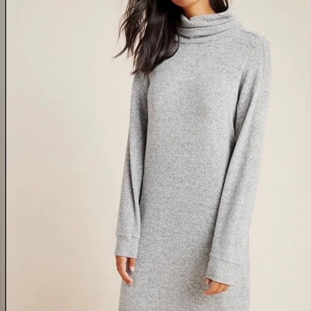 COA Grey Sweater Dress Midi